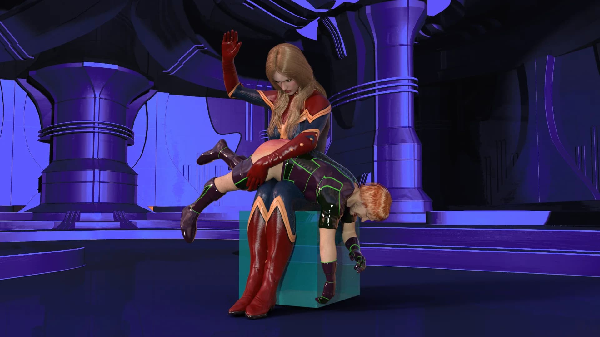 The Mighty Spanklord vs The Vengeful Captain - Visual Novel hentai game screenshot