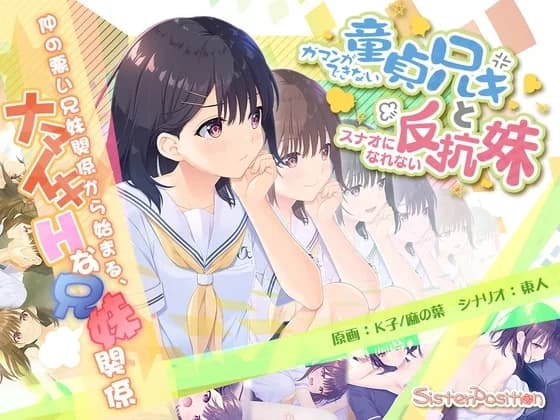 Gaman ga Dekinai Doutei Aniki to Sunao ni Narenai Hankou Imouto - RPG hentai game screenshot