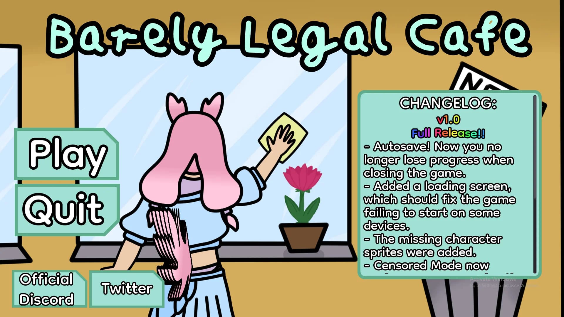Barely Legal Cafe - Simulation hentai game thumbnail