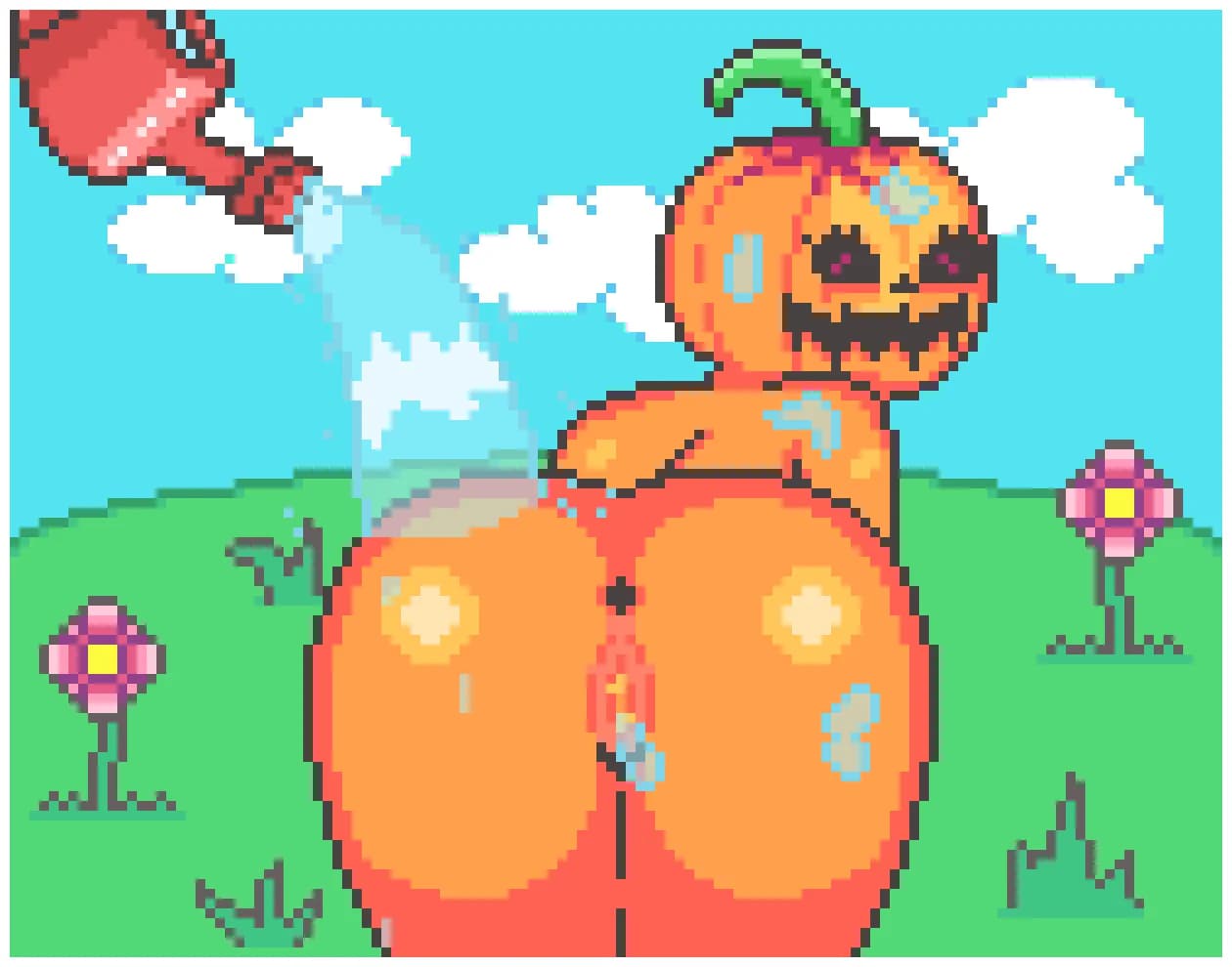 Pumpkin Love - Simulation hentai game screenshot
