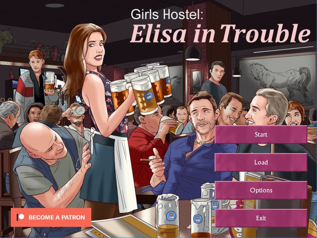 Girls Hostel: Elisa in Trouble - Simulation hentai game thumbnail